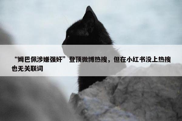 “姆巴佩涉嫌强奸”登顶微博热搜，但在小红书没上热搜也无关联词