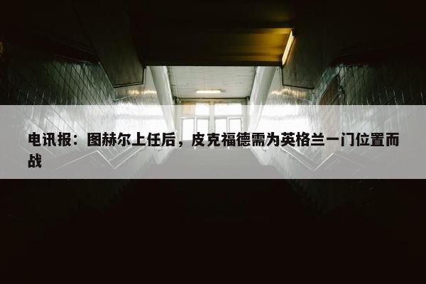 电讯报：图赫尔上任后，皮克福德需为英格兰一门位置而战